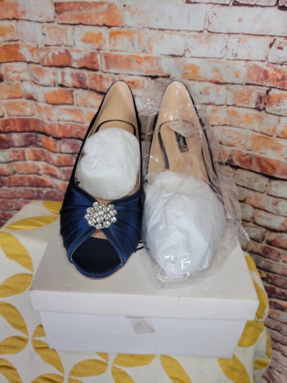Erijunor 7 Kitten Heels Navy Blue